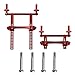 Vgoohobby Metal Front Rear Body Mounts Shell Post Fixing Bracket Compatible with Traxxas TRX4 Defender 8215 110 RC Crawler Car Upgrade Part - Image 4