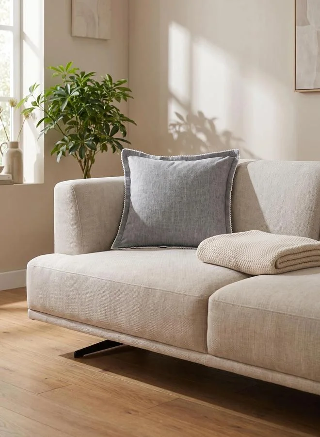 Styli 1-Piece Solid Cushion Cover 45x45 Cm, 100% Cotton