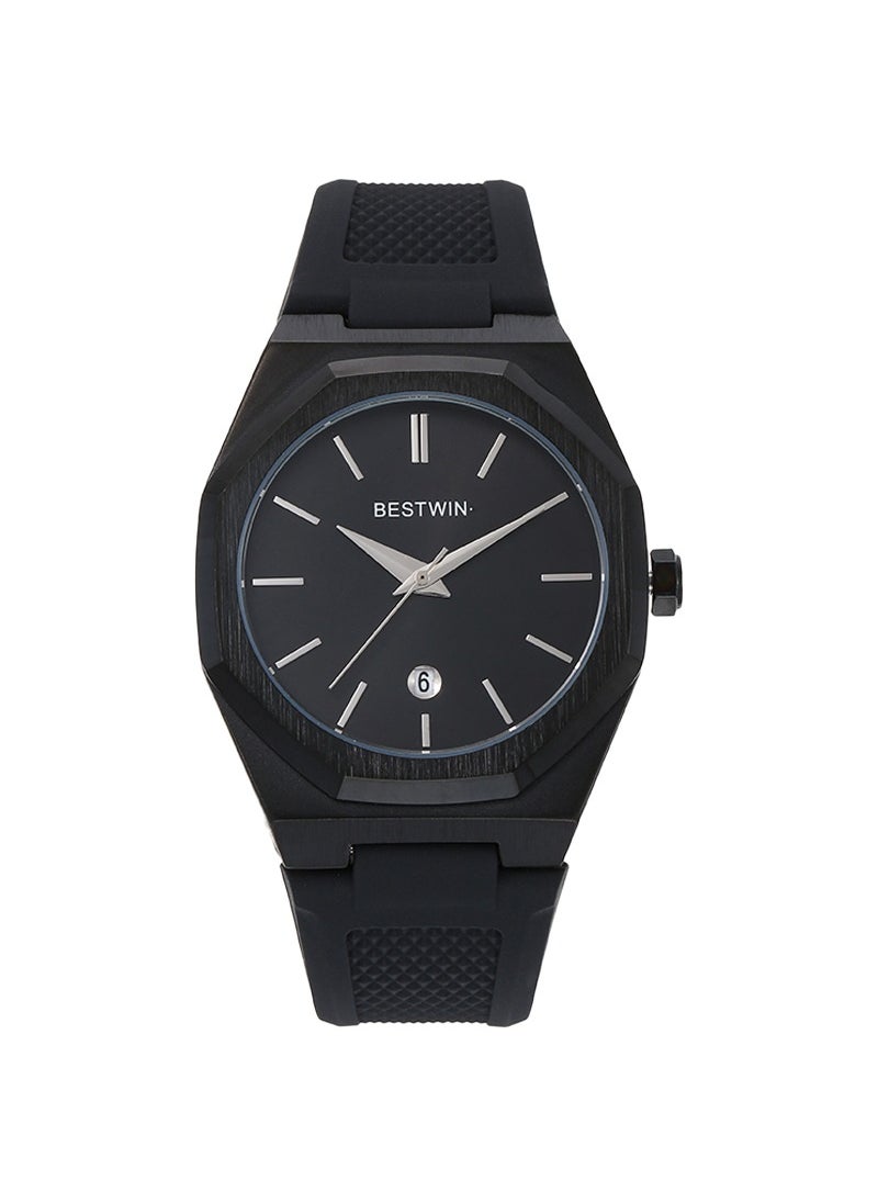 Bestwin - package of two men's watch straps with a modern and elegant design - 100% water resistant - Image 1