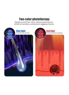 ASIV Electric Hair Growth Comb Infrared Laser Hair Care Style Anti-Hair Loss Hair Red Light Treatment Head Massager Hair Brush  - Image 5