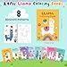 Funrous 24 Set Llama Coloring Books Llama Party Favors Bulk DIY Color Your Own Alpaca Crafts Paper Birthday Decorations for Home Activities Mexican Fiesta Alpaca Peruvian Party Supplies - Image 4