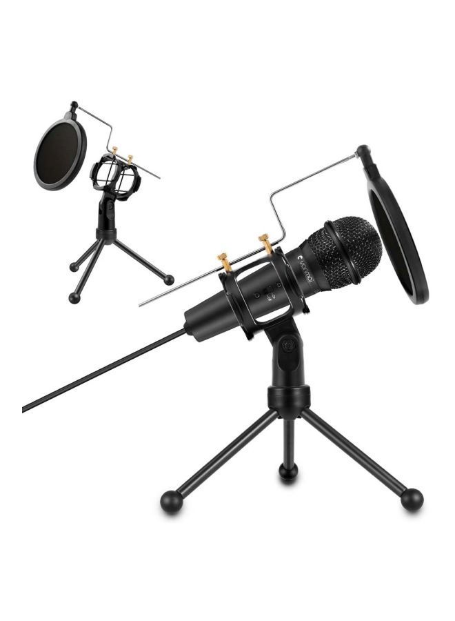 NIBEMINENT Detachable Microphone Tripod Stand 1D7665 Black - Image 2