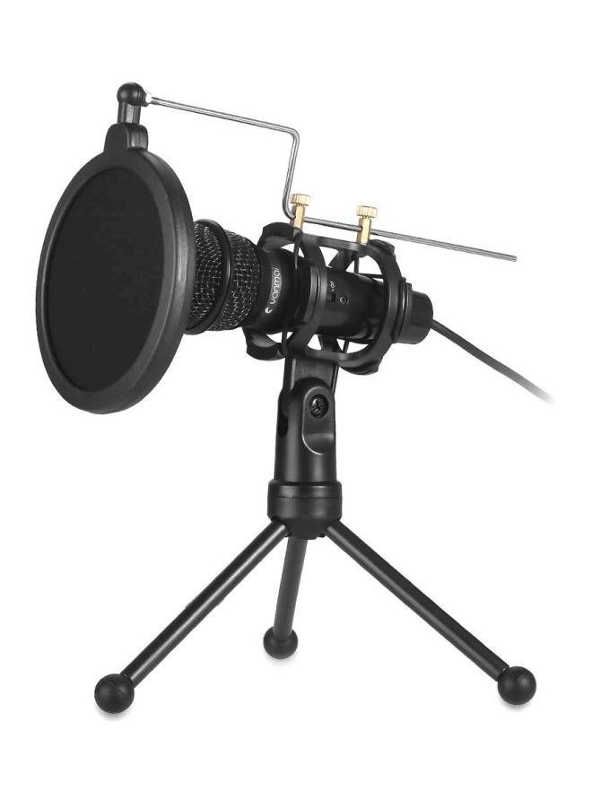 NIBEMINENT Detachable Microphone Tripod Stand 1D7665 Black - Image 1