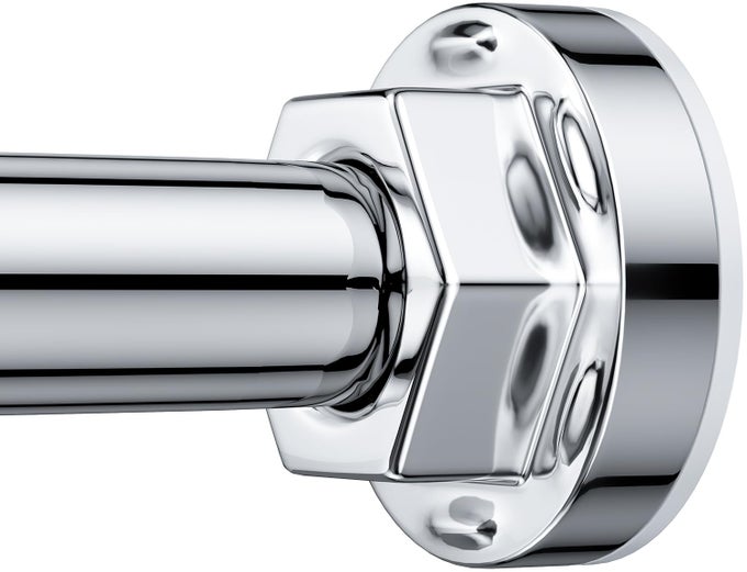 SHOWER CURTAIN ROD 2779 INCHES ADJUSTABLE TENSION SHOWER ROD NO DRILLING NO SLIP SPRING TENSION CURTAIN ROD FOR BATHROOM KITCHEN CLOSET WINDOWS SILVER