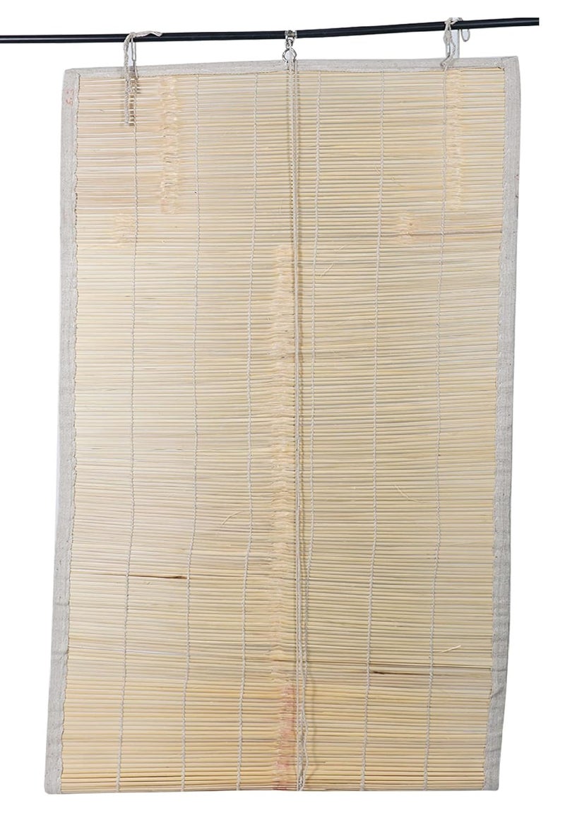 GoKoo Natural Bamboo CurtainRollup Blinds for with SunDustPrivacy Cold Protection for WindowDoorHut ScreenDhabaRestaurantHotelBalcony 3 Ft Width x 8 ft Height Pack of 1 - Image 3