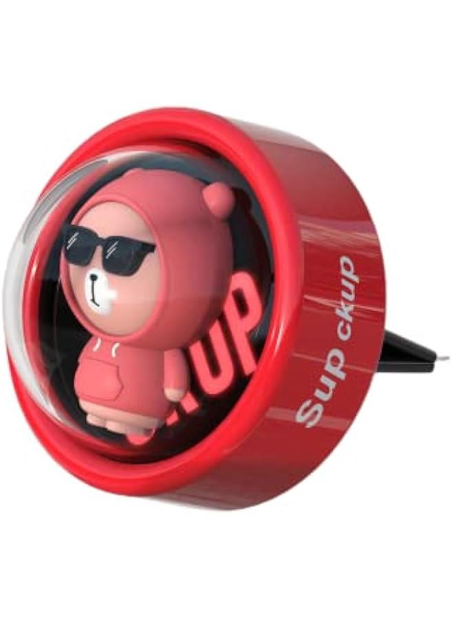 Cartoon Car Air Fresheners Astronaut Automotive Air Outlet Cute Car Diffuser Creative Glowable Car Perfume Decoration Aromatherapy Ornament Car Vent Accessories - Image 1