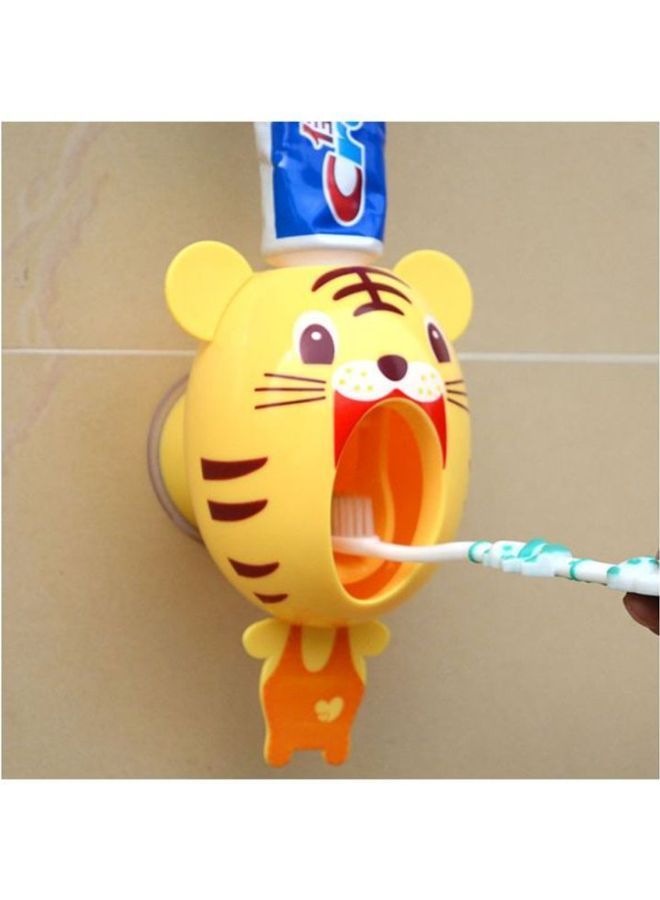 NIBEMINENT Automatic Toothpaste Dispenser Yellow/Black/White 9.8x15x9.6centimeter - Image 2