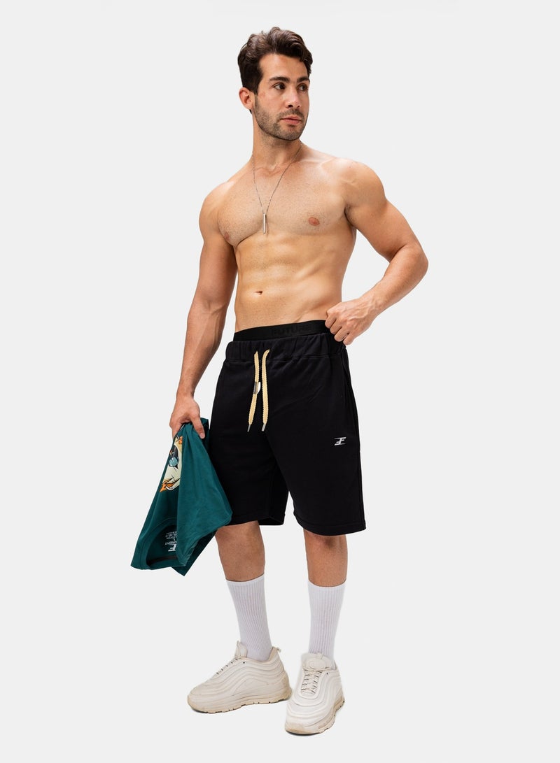 Future Men's Future Sports Shorts – Black L - Image 2