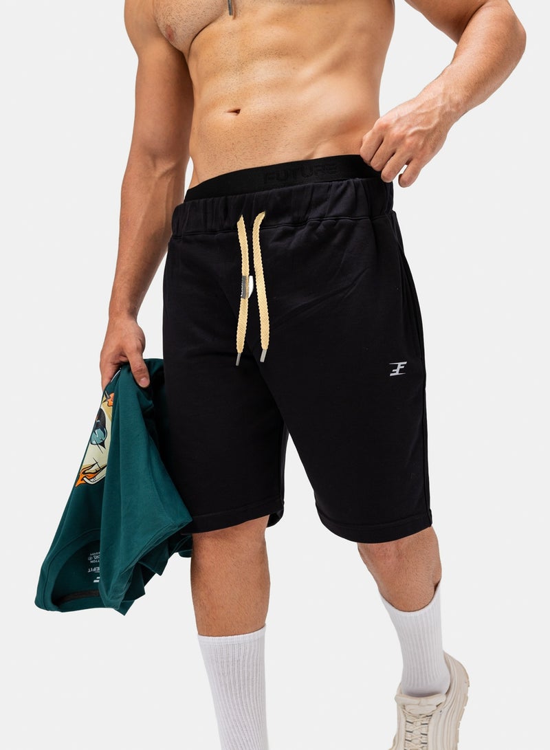 Future Men's Future Sports Shorts – Black L - Image 3
