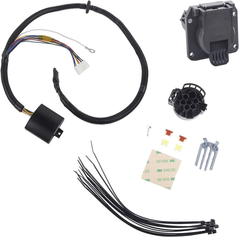 Tekonsha 118289 Tow Harness Wiring Package (7-Way) with Circuit Protected ModuLite HD Module - Image 1