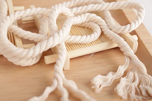 NOANTA Natural Macrame Cord 3mm x 220Yards, Beige Macrame Rope, Cotton Cord for Wall Hanging, Plant Hangers, Christmas Crafts, Knitting - Image 2