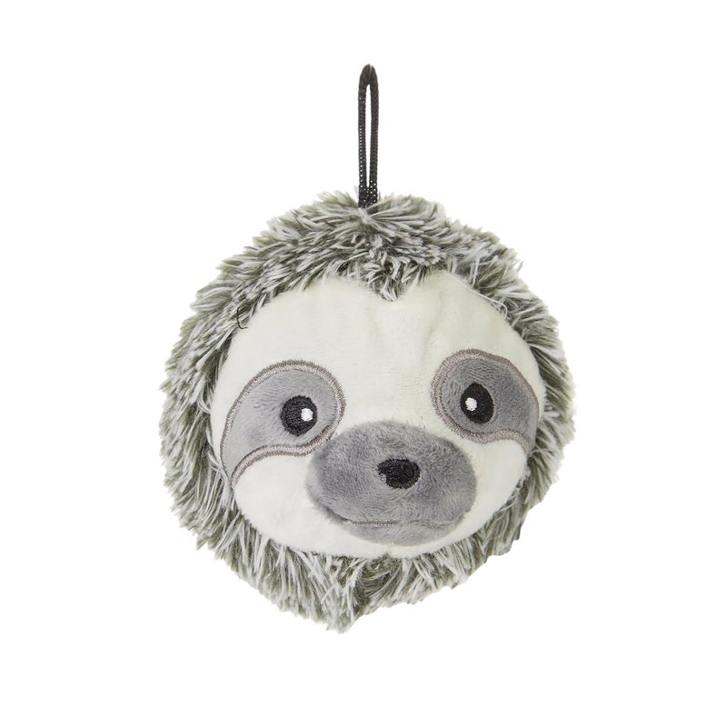 Pet Lou 4 Inch Squeaky Sloth Ball Dog Plush Toy StuffingFree Soft Plush Durable Bouncy Squeaker Ball Floats in Water Small Medium Breed Chew Toys - Image 2