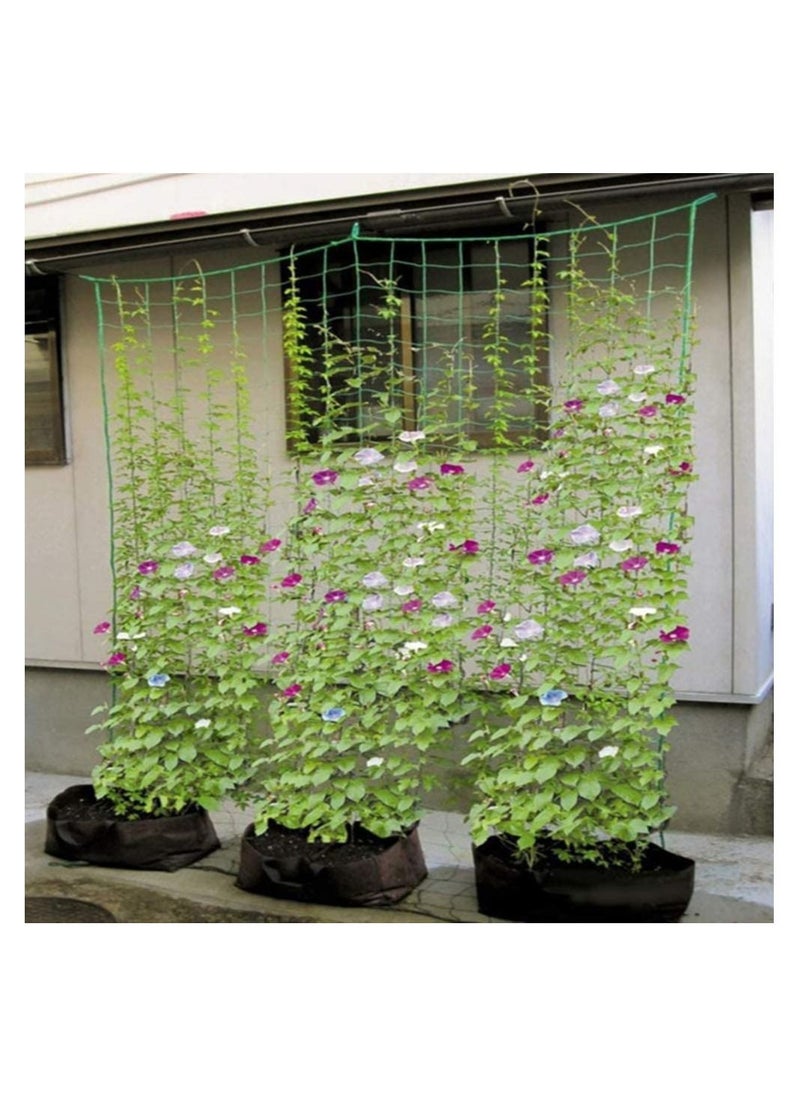 Climbing Plants Heavy Duty Garden Trellis Netting for Cucumber, Vine, Fruits and Vegetables Tomato 1.8 x 1.8m