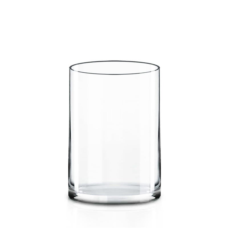 CYS Excel Glass Cylinder Vase (H:10" D:5") | Multiple Size Choices Glass Flower Vase Centerpieces | Hurricane Floating Candle Holder Vase - Image 1
