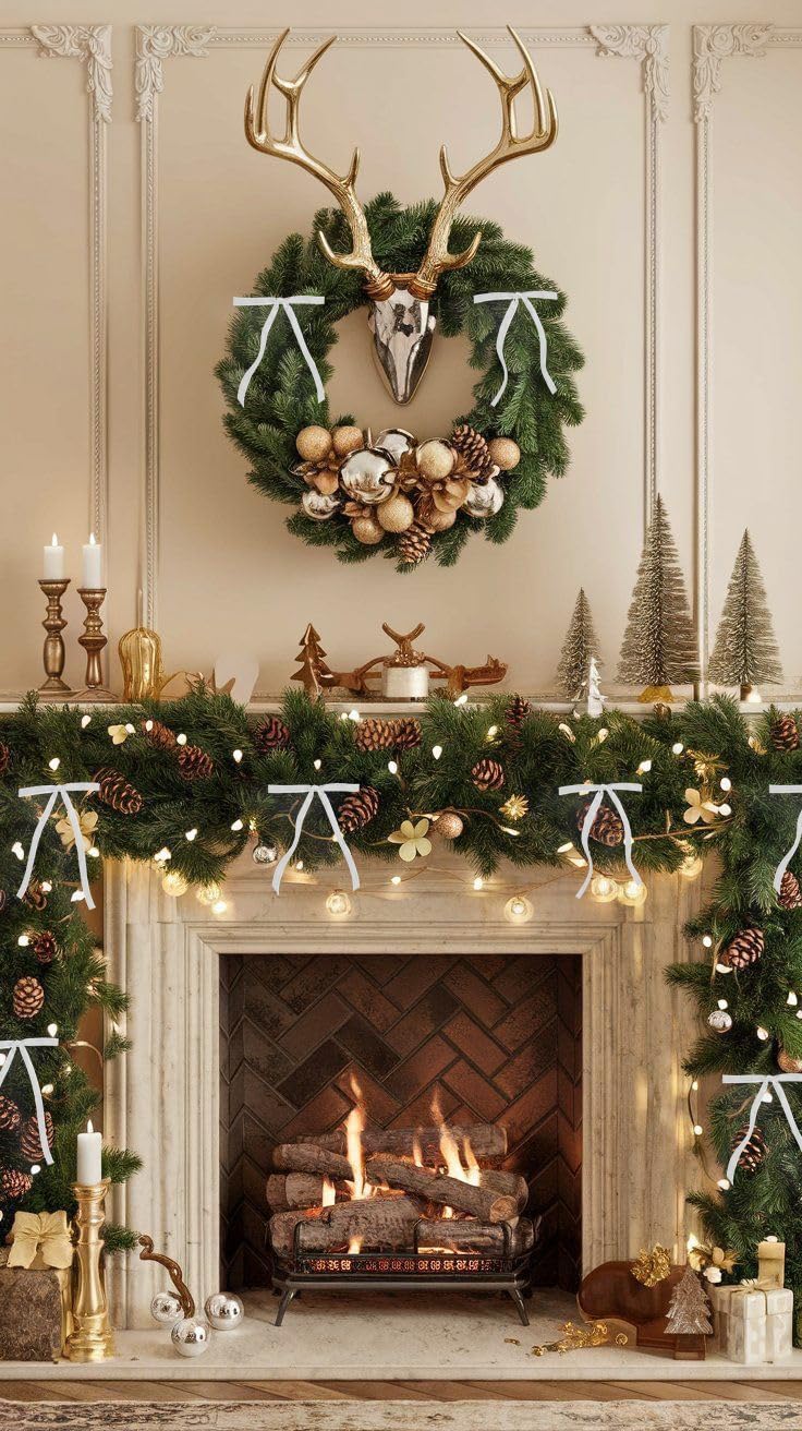Utehilly White Vintage Velvet Bows Decorations Small Ornaments for Christmas Tree, Garland, Wreath, Door, Outdoor (24 Pcs, 5 * 7 Inch) - Image 3