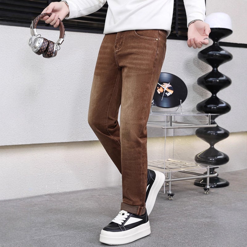 Unisex Classic Denim Jeans Loose Fit Daily Outdoor Wear - Image 3