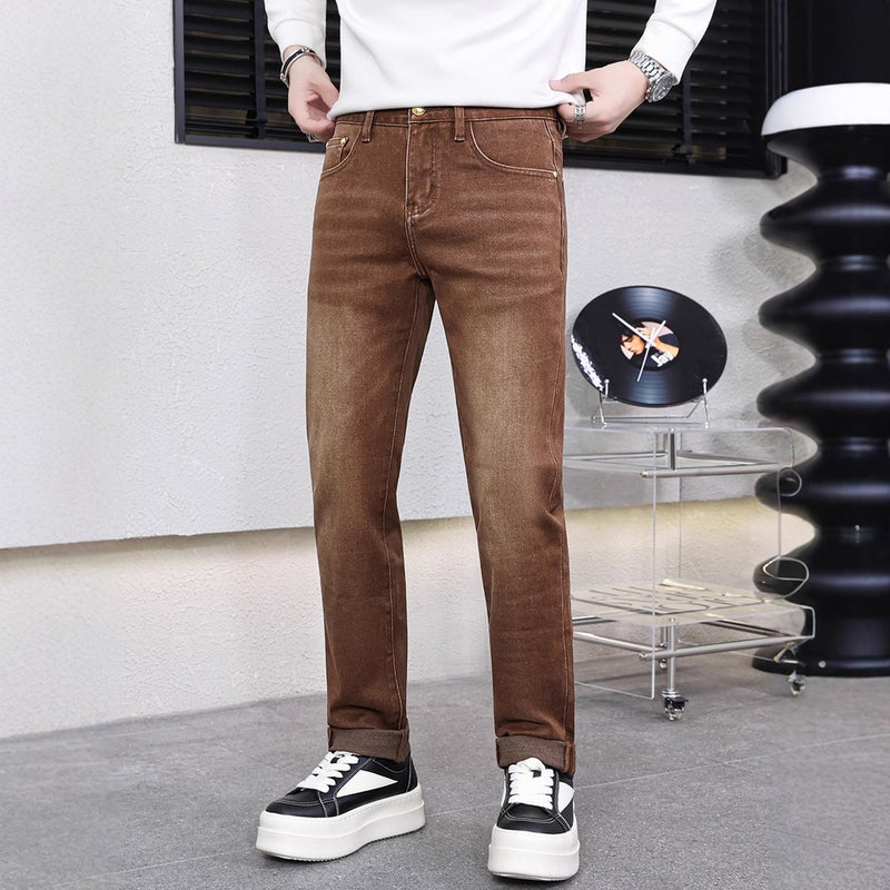 Unisex Classic Denim Jeans Loose Fit Daily Outdoor Wear - Image 2