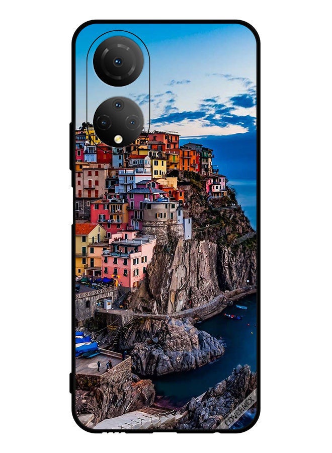 Covernex Protective Case Cover For Honor X7 Colorful Houses On The Sea - Image 1