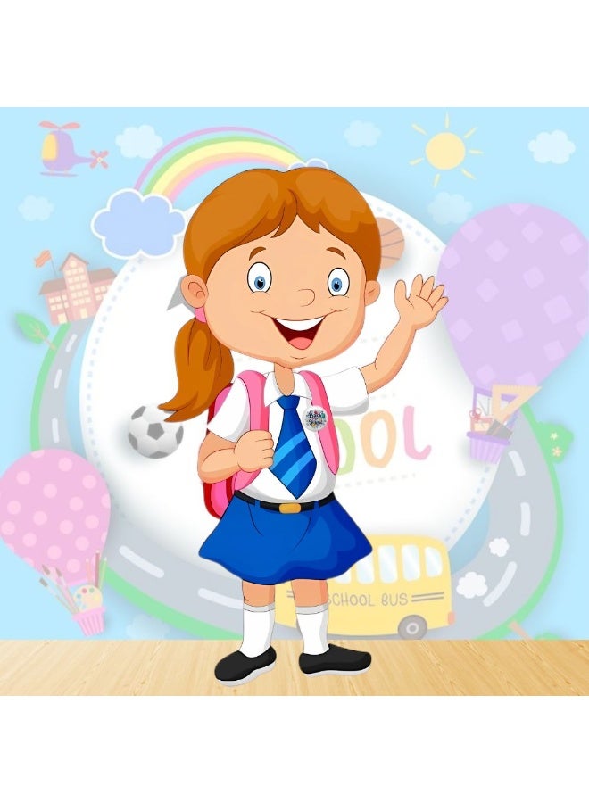 برينت شوب فور مي شارة العودة إلى المدرسة - إكسسوار مرح وملون للأطفال - مثالي للحقائب المدرسية والزي المدرسي والهدايا - Image 4