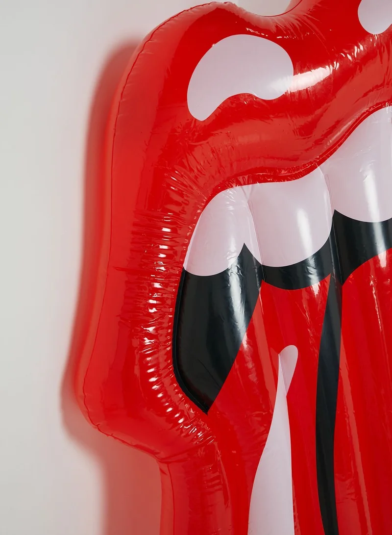 SUNNY LIFE Rolling Stones Deluxe Lips Lie-On Pool Float
