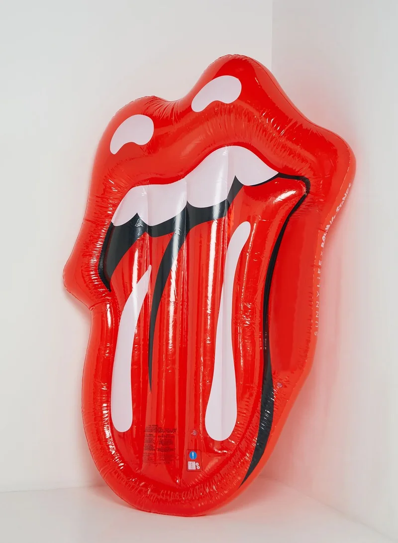 SUNNY LIFE Rolling Stones Deluxe Lips Lie-On Pool Float