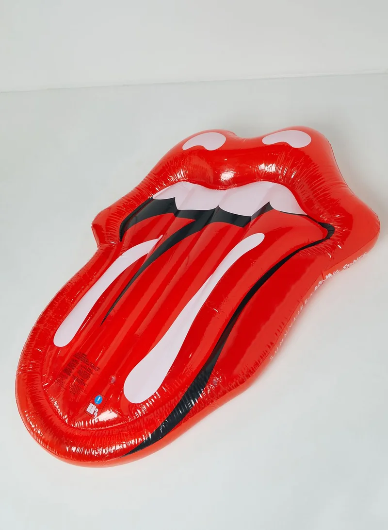 SUNNY LIFE Rolling Stones Deluxe Lips Lie-On Pool Float