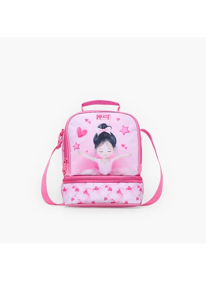 Must Little Ballerina-Lunch Bag-2 Cmprts- (Polyester) Multicolor \ 24X12X20