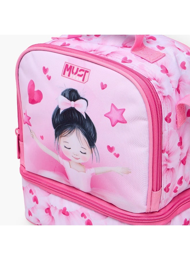 Must Little Ballerina-Lunch Bag-2 Cmprts- (Polyester) Multicolor \ 24X12X20 - Image 4