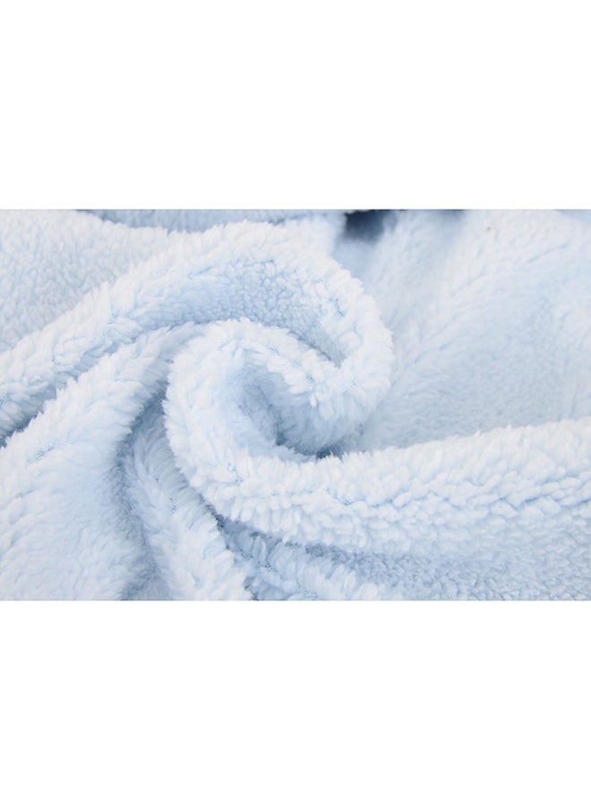 Plush Blanket With Sherpa Backing Whale
