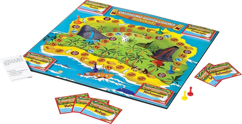 Edupress Drawing Conclusions Shipwrecked Game - Red Level (EP61082) - Image 2