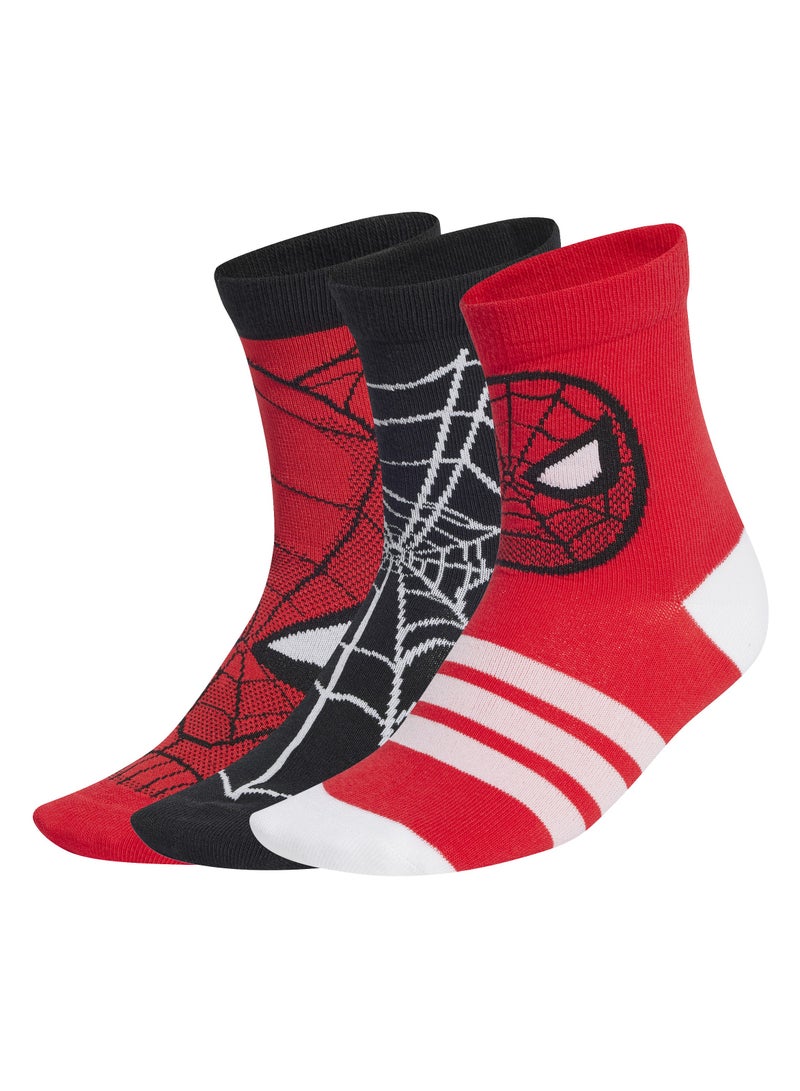 adidas x Marvel Spider-Man Socks 3 Pairs Kids - Image 4