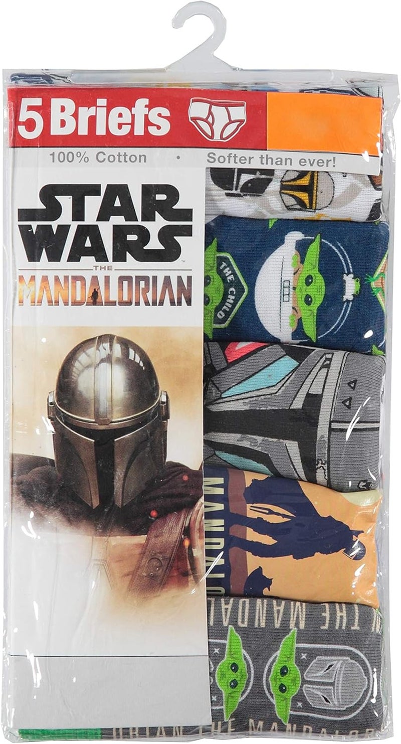 Starwars boys Baby Yoda Mandalorian Underwear Multipacks Available in Sizes 2/3t, 4t, 4, 6, 8, 10 and 12 - Image 3