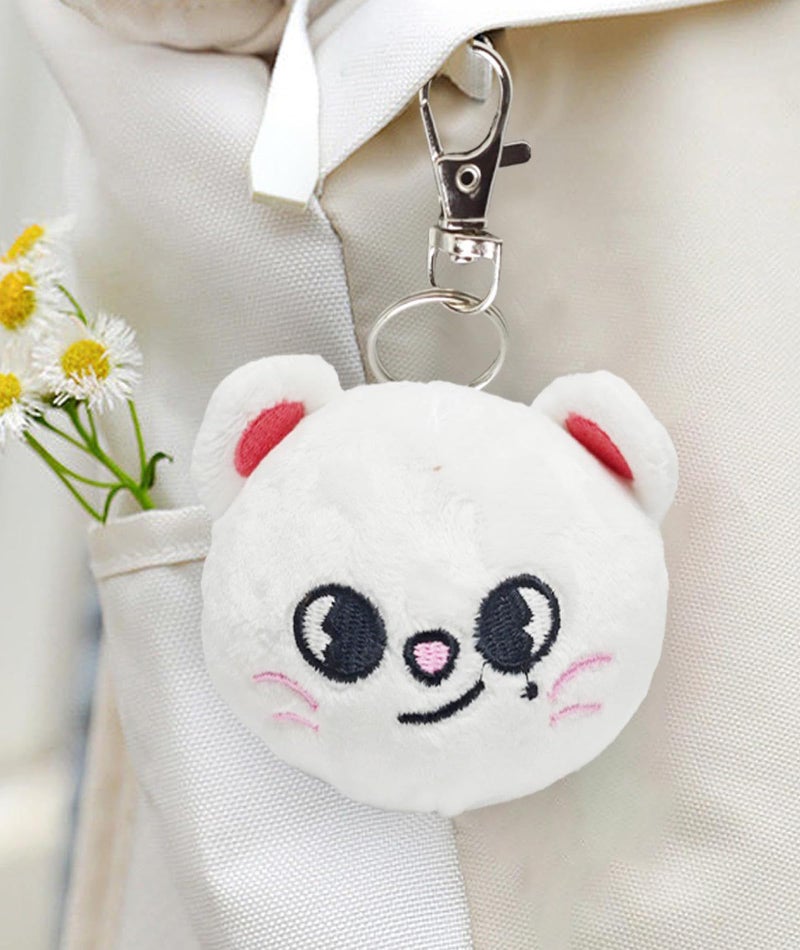 CartHome Plush Keychain, Cute Cat Keychains, Soft Plushies Keychains for Keys and Bags, Stylish Accessory for Music Lovers, Gift for Women, Trendy Accessory For Lovers - Image 3