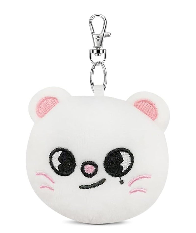 CartHome Plush Keychain, Cute Cat Keychains, Soft Plushies Keychains for Keys and Bags, Stylish Accessory for Music Lovers, Gift for Women, Trendy Accessory For Lovers - Image 1