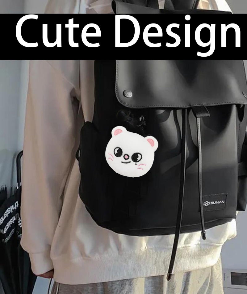 CartHome Plush Keychain, Cute Cat Keychains, Soft Plushies Keychains for Keys and Bags, Stylish Accessory for Music Lovers, Gift for Women, Trendy Accessory For Lovers - Image 5
