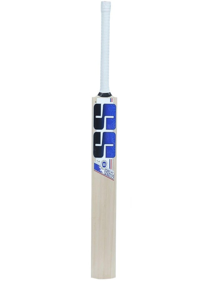 SS Players Kashmir Willow Cricket Bat Full Size | Grade 1 Powerful Short Handle Cricket Bat for Adults with Massive Concave Edges - Image 1