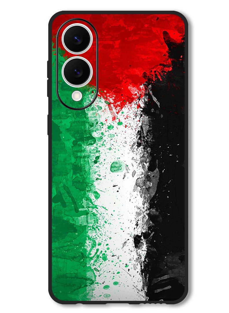Theodor Case Compatible with Samsung Galaxy S25 Edge 6.7 Inch Protection Shockproof Bumper Cover Palestine Flag 1 - Image 1
