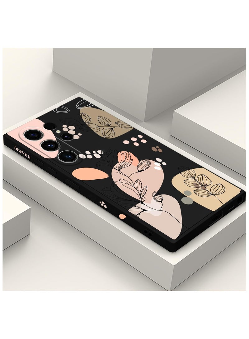 لحافظة Samsung Galaxy S23 Ultra: حافظة Galaxy S23 Ultra  مضادة للانزلاق ومضادة للصدمات ومرنة من السيليكون الناعم لحماية هاتف Samsung Galaxy S23 Ultra - أسود. - Image 1