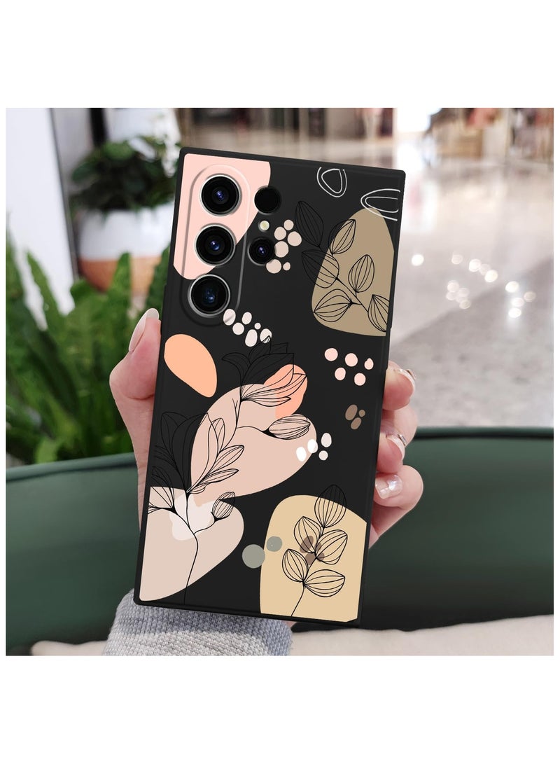 لحافظة Samsung Galaxy S23 Ultra: حافظة Galaxy S23 Ultra  مضادة للانزلاق ومضادة للصدمات ومرنة من السيليكون الناعم لحماية هاتف Samsung Galaxy S23 Ultra - أسود. - Image 2