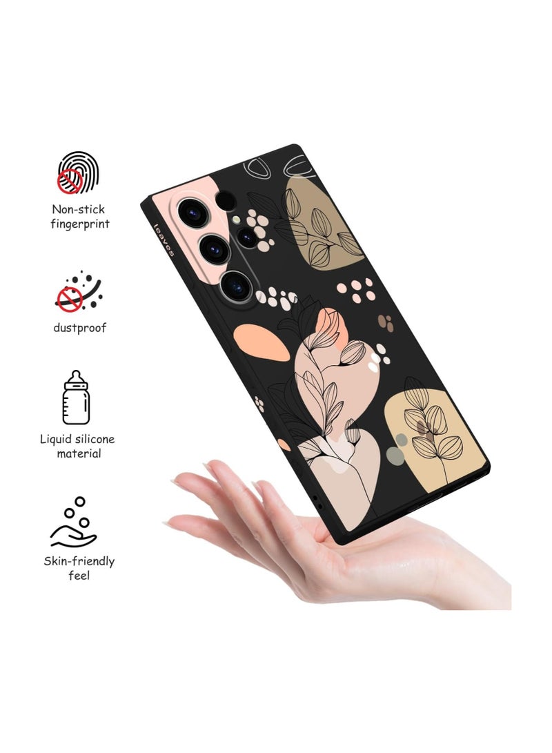 لحافظة Samsung Galaxy S23 Ultra: حافظة Galaxy S23 Ultra  مضادة للانزلاق ومضادة للصدمات ومرنة من السيليكون الناعم لحماية هاتف Samsung Galaxy S23 Ultra - أسود. - Image 4