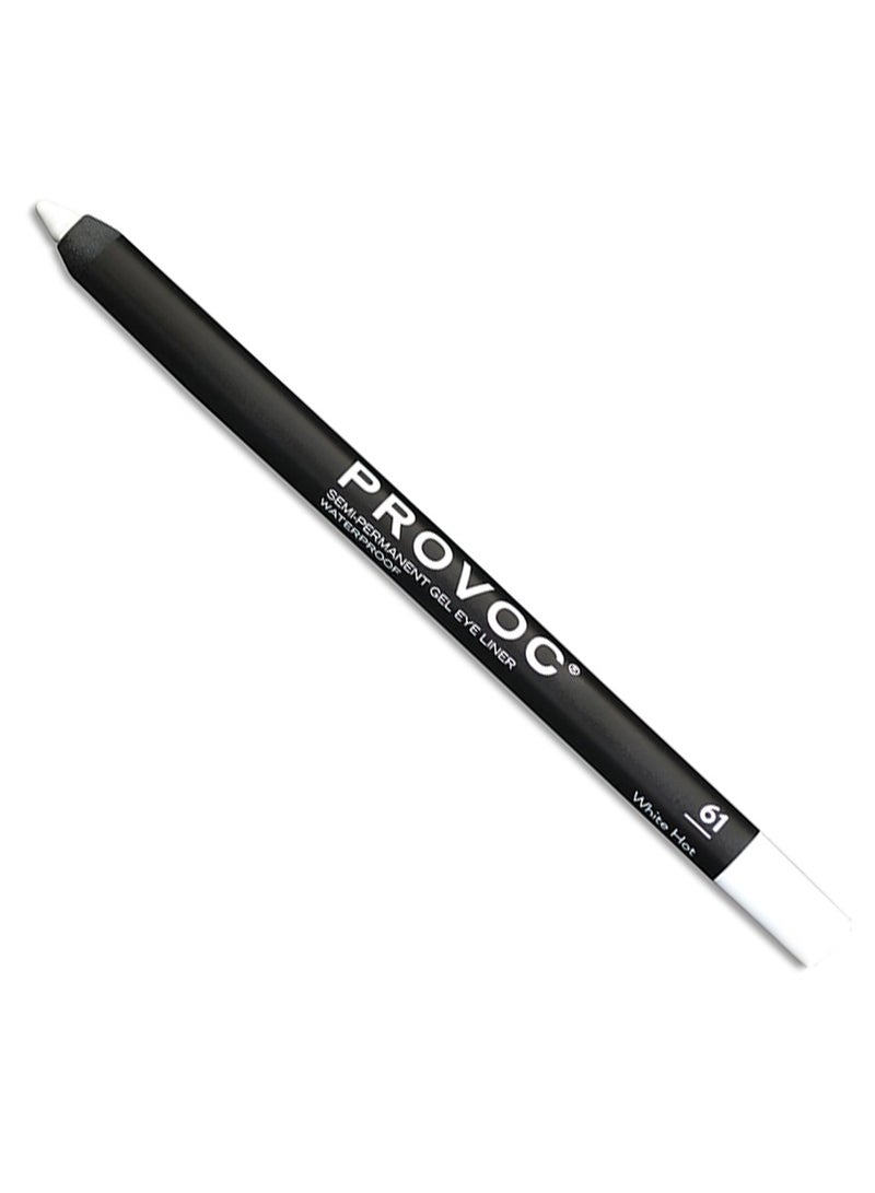 PROVOC SEMI-PERMANENT Gel Eyeliner WP 61 White Hot