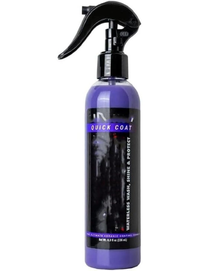 Generic Ceramic Coating - Car Wax Spray - Waterless Car Wash & Wax - Hydrophobic Top Coat Polish & Polymer Paint Sealant  - Image 1