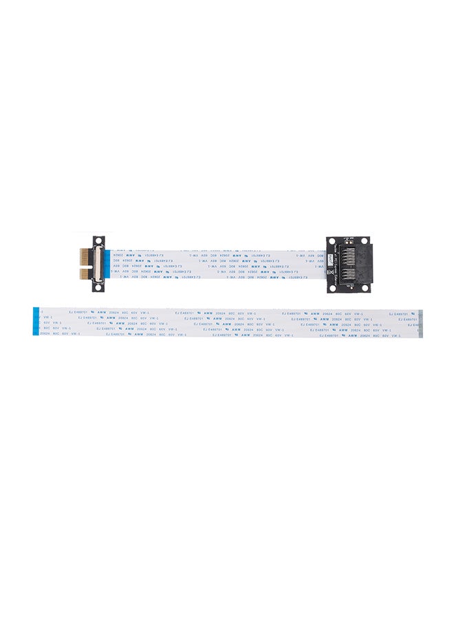 كابل تمديد مرن من منفذ PCI-E 1X إلى 1X أسود - Image 3