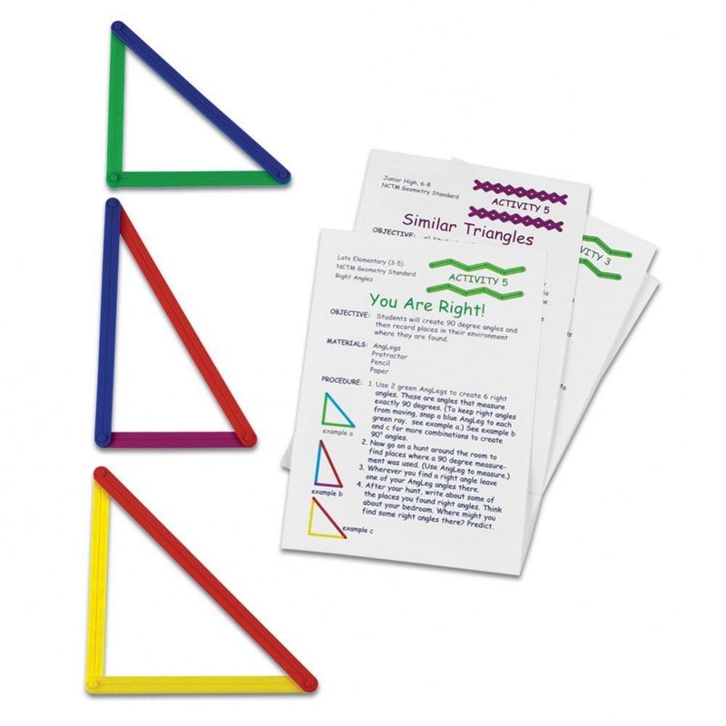 Learning Resources AngLegs - 74 Pieces, Ages 5+ Kindergartner Classroom Supplies, Geometry for Kids, Shapes for Kids - Image 2