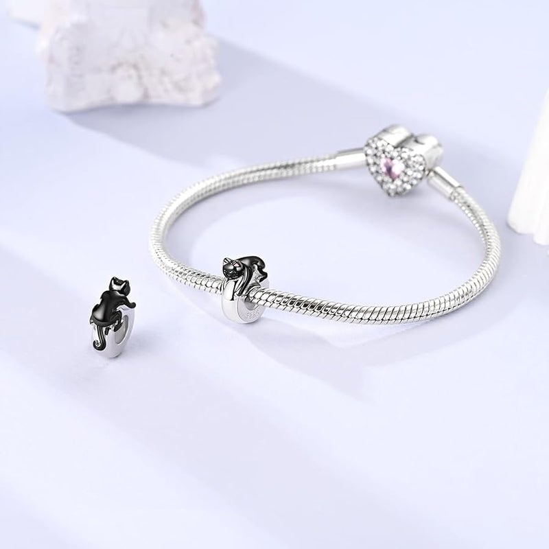 NARMO Charms for Pandora Bracelets 925 Sterling Silver Butterfly Charms for Bracelets Infinity Charms Stopper Charms Women's Jewelry Charms Dangle Charms - Image 2