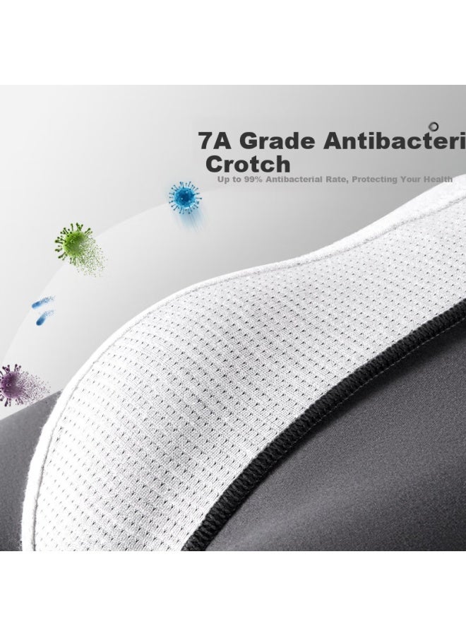 A FISH Yizhiyu [10a Grade Antibacterial Crotch] Men's Underwear, Cotton Breathable Boxer Briefs, Large Size, 9 Pieces - Image 3