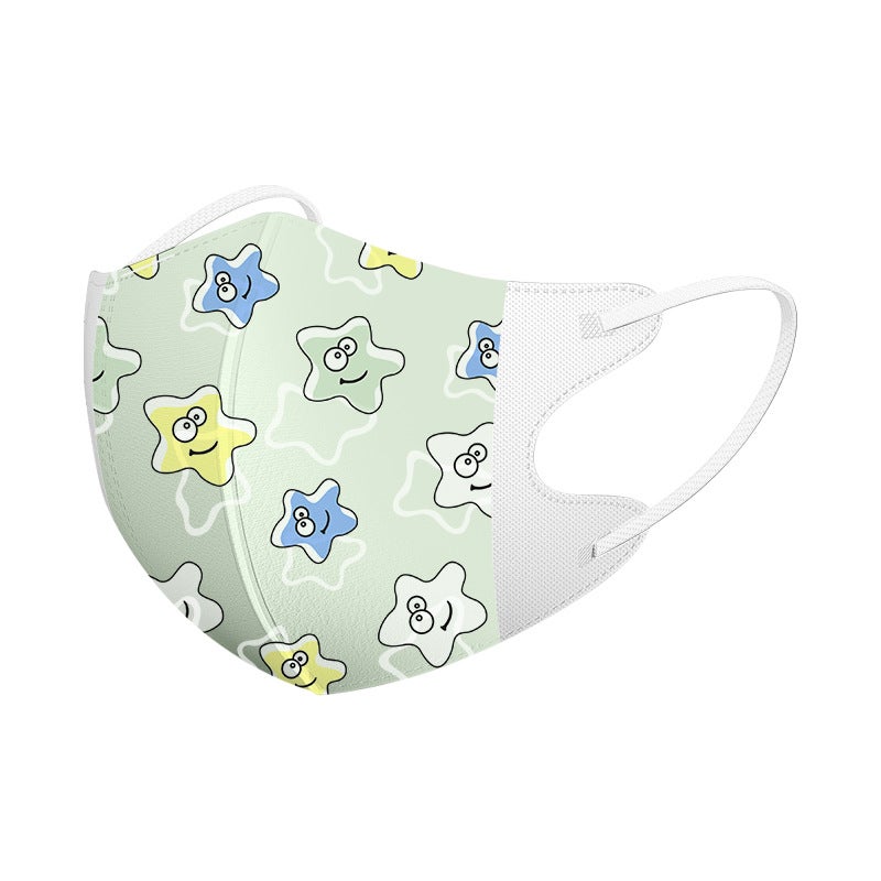 Children'S Mask 3D Disposable Male And Female Children'S Baby 0-12 Years Old Children'S Mask Separate Packaging - Image 1