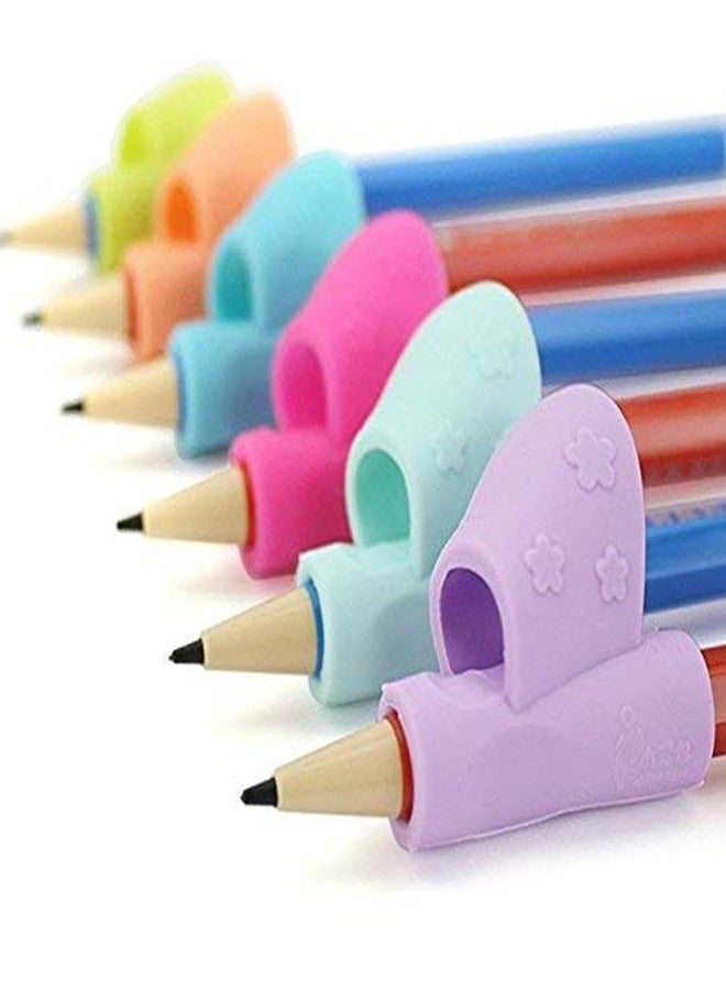 Gugzy Children Pencil Holder Pen Writing Aid Grip Posture Correction Tool Pencil Grip Writing Claw for Pencils and Utensils (Random Color, Pack of 2) - Image 5