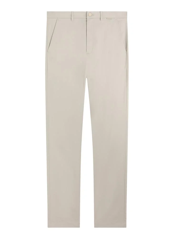 CALVIN KLEIN Slim Stretch Satin Chino Trousers