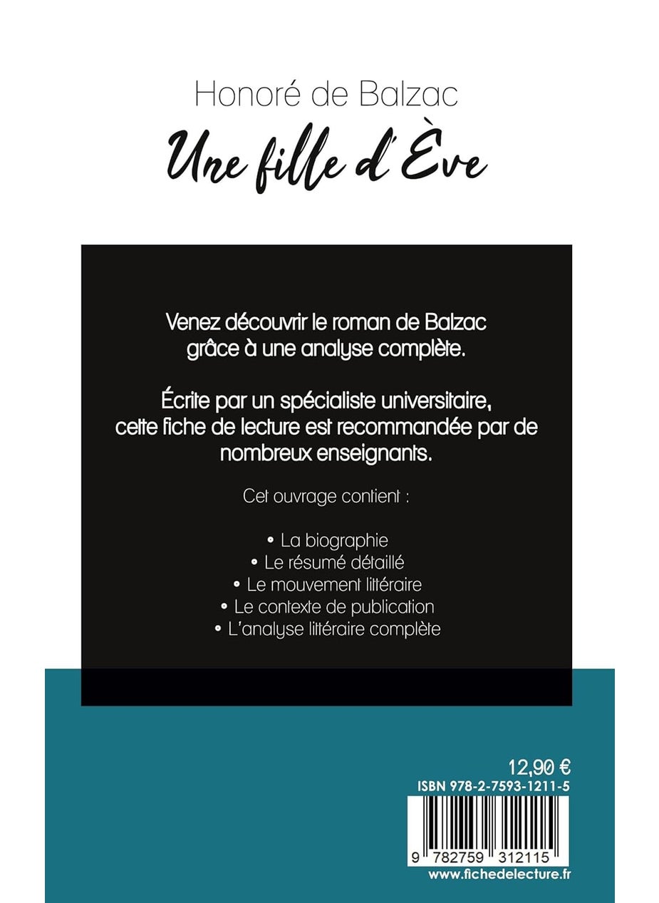 Une fille d'Ève de Balzac (fiche de lecture et analyse complète de l'oeuvre)  - Image 2